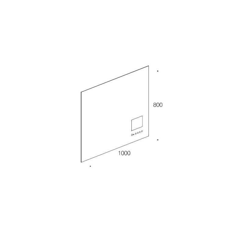 Rapsel VSTA 000 39.25" X 31.5" Mirror/LCD