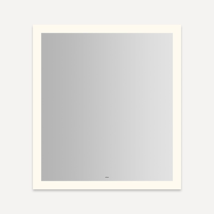 Robern YM3640RPFPD3 Vitality Lighted Mirror, 36" W X 40" H X 1-3/4" D, Rectangle, Perimeter Light Pattern, 3000K Temperature (Warm Light), Dimmable, Defogger