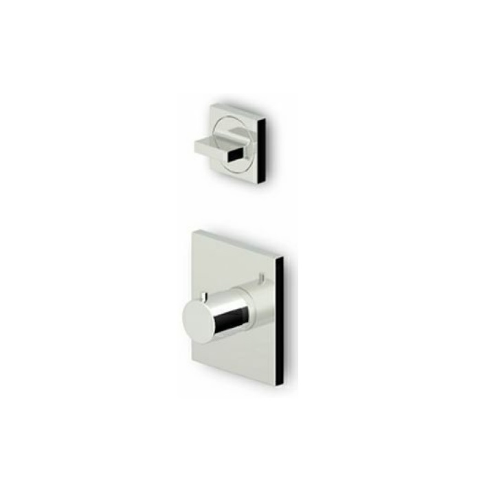 Zucchetti ZA5077.1900 8 GPM 3/4" Built-In Thermostatic Shower Mixer with 1 Volume Control in Polished Chrome