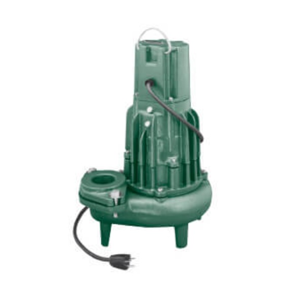 Zoeller 282-0025 1/2 hp 200V 123 gpm Cast Iron 1-Phase Non Auto Sewage Pump