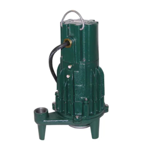 Zoeller 818-0002 Model N818, Shark Series, Grinder Pump, 1 HP, 115 Volts, 1 Phase, 1-1/4" Discharge, 42 GPM Max, 52' Max Head, 20' Cord, Manual