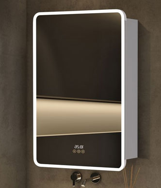 Medicine Cabinets With LED Lighted Mirrors